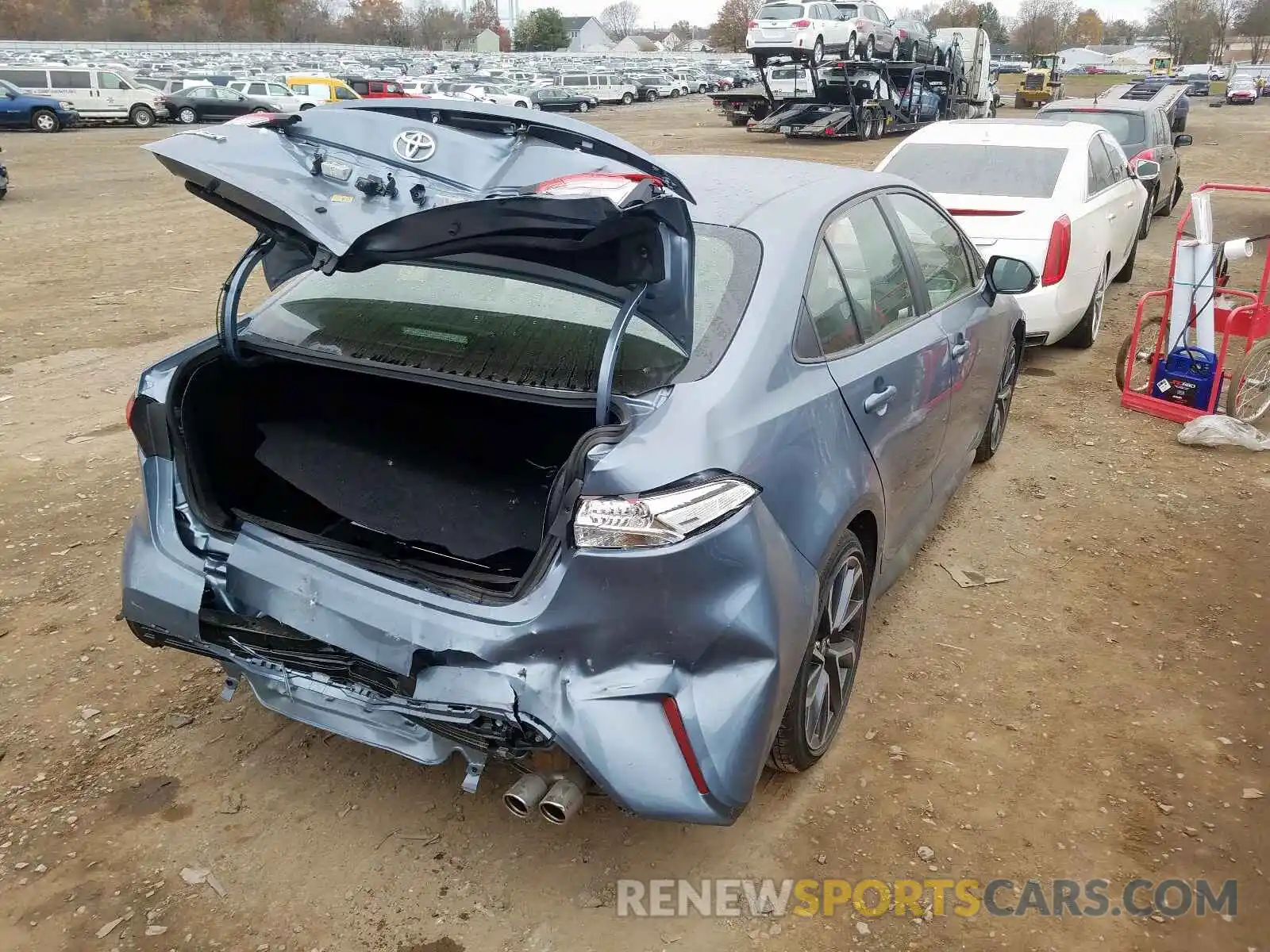 4 Photograph of a damaged car JTDS4RCE2LJ026963 TOYOTA COROLLA 2020