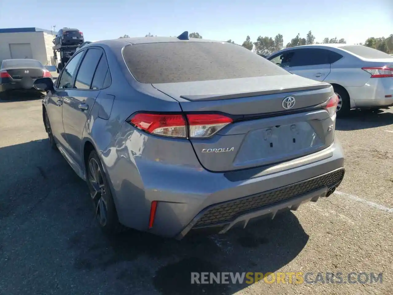 3 Photograph of a damaged car JTDS4RCE2LJ027076 TOYOTA COROLLA 2020