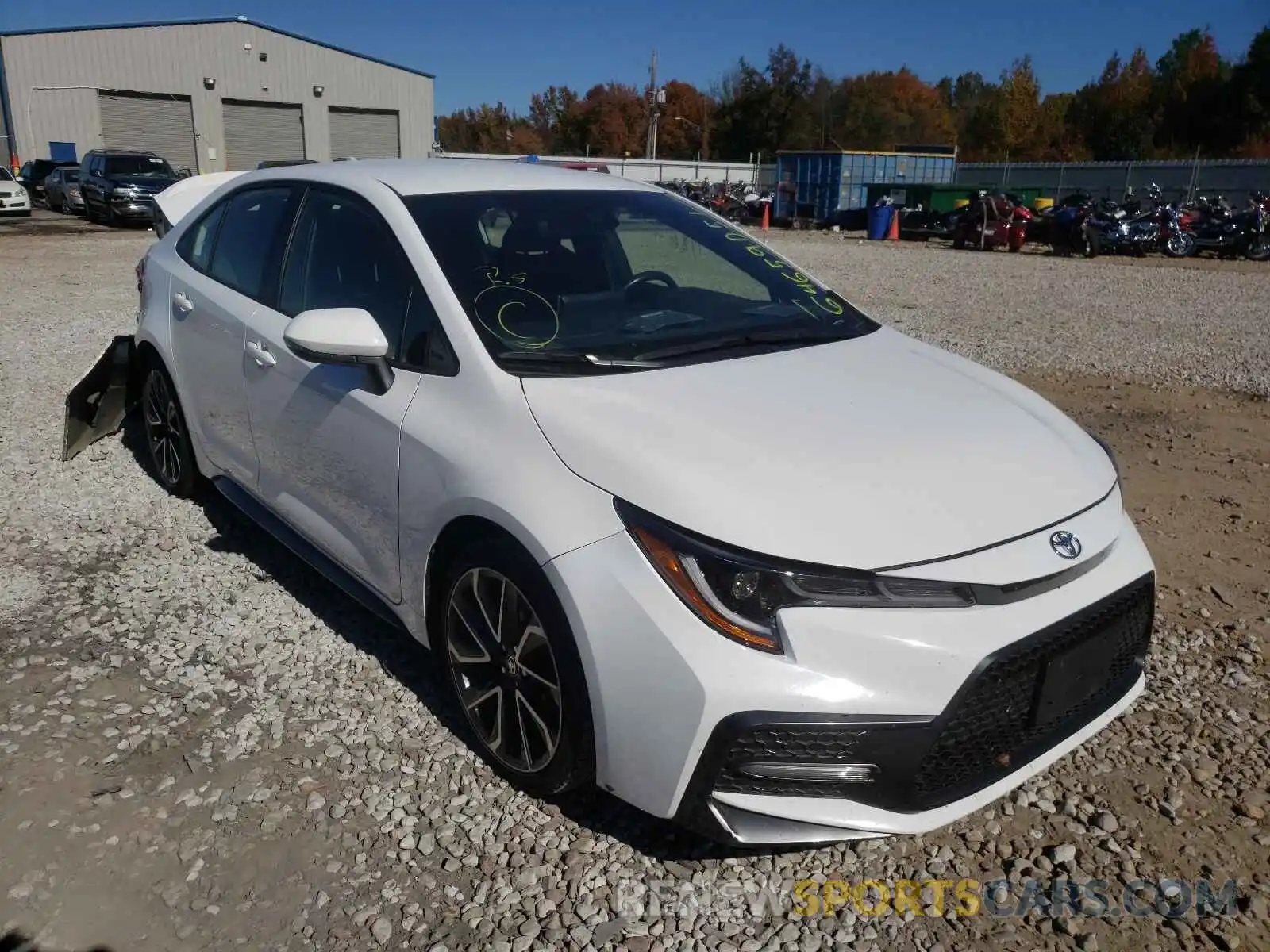 1 Photograph of a damaged car JTDS4RCE2LJ027479 TOYOTA COROLLA 2020