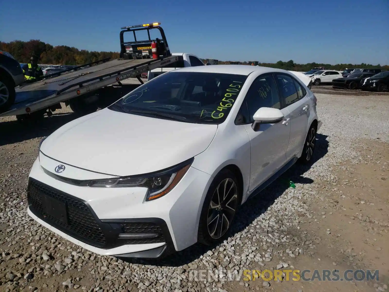 2 Photograph of a damaged car JTDS4RCE2LJ027479 TOYOTA COROLLA 2020