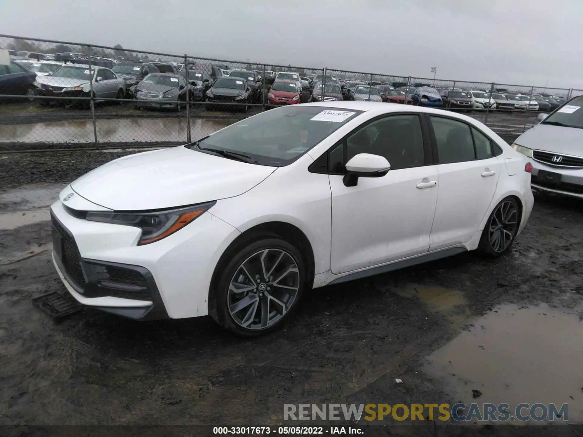 2 Photograph of a damaged car JTDS4RCE2LJ027577 TOYOTA COROLLA 2020