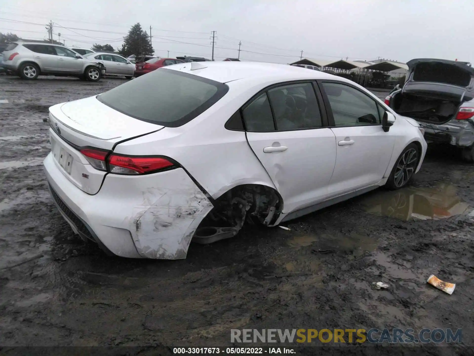 4 Photograph of a damaged car JTDS4RCE2LJ027577 TOYOTA COROLLA 2020