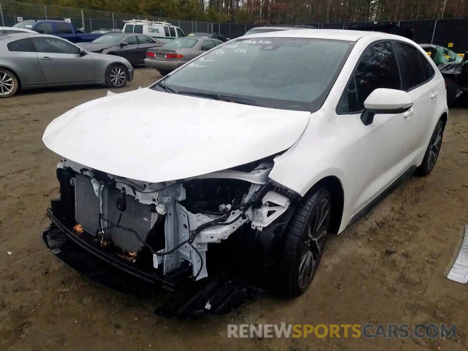 2 Photograph of a damaged car JTDS4RCE2LJ027580 TOYOTA COROLLA 2020