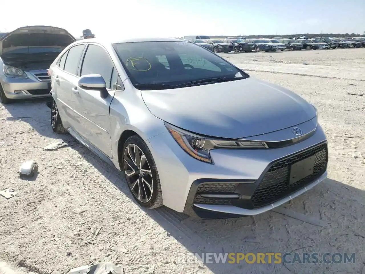 1 Photograph of a damaged car JTDS4RCE2LJ028048 TOYOTA COROLLA 2020