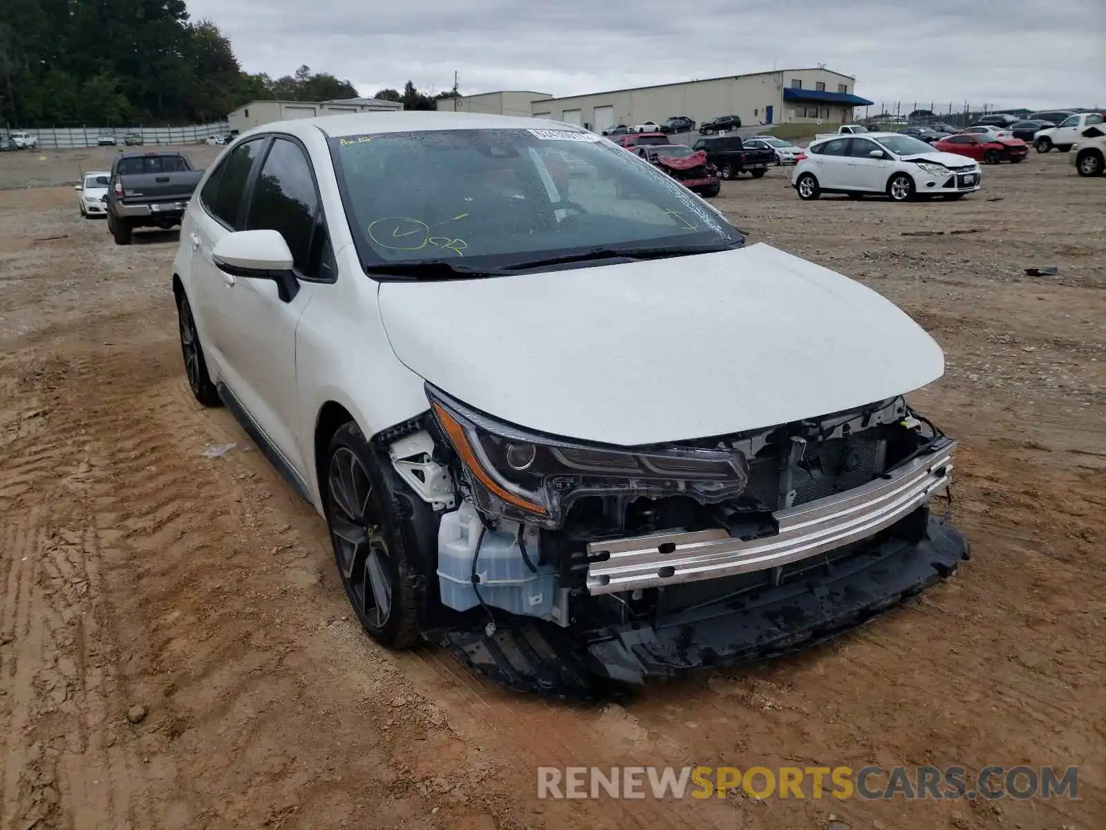 1 Photograph of a damaged car JTDS4RCE2LJ028860 TOYOTA COROLLA 2020