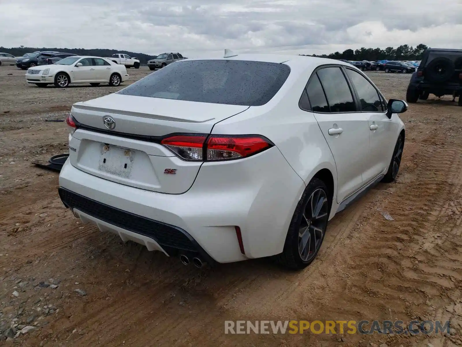 4 Photograph of a damaged car JTDS4RCE2LJ028860 TOYOTA COROLLA 2020