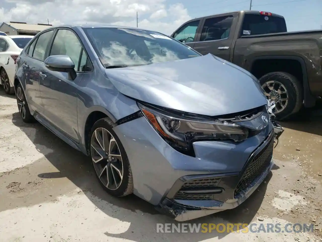 1 Photograph of a damaged car JTDS4RCE2LJ029345 TOYOTA COROLLA 2020