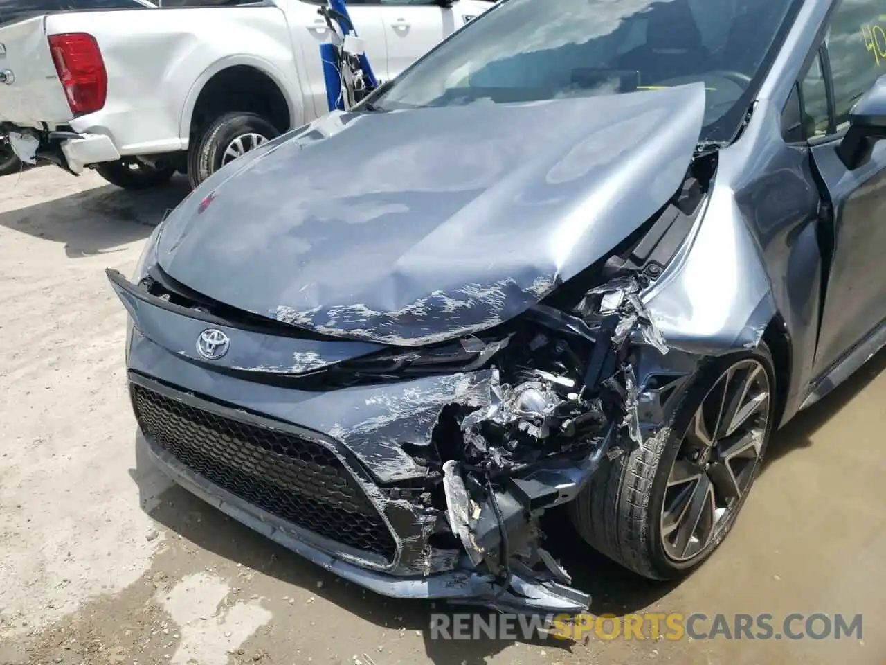 9 Photograph of a damaged car JTDS4RCE2LJ029345 TOYOTA COROLLA 2020