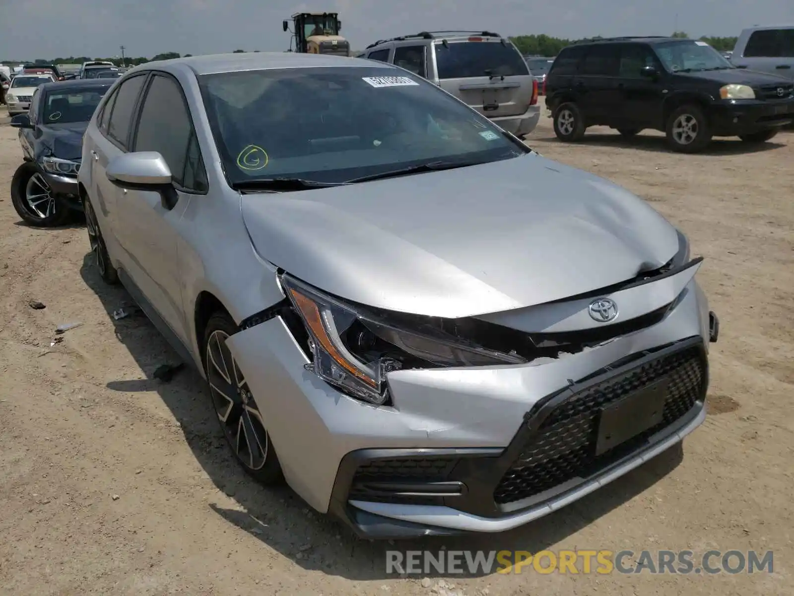 1 Photograph of a damaged car JTDS4RCE2LJ030902 TOYOTA COROLLA 2020