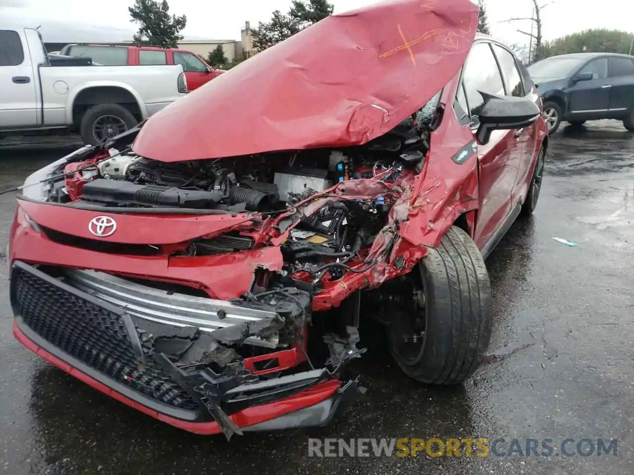 9 Photograph of a damaged car JTDS4RCE2LJ031936 TOYOTA COROLLA 2020