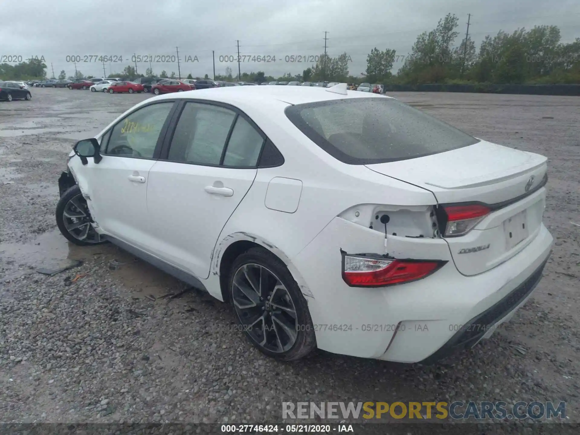 3 Photograph of a damaged car JTDS4RCE2LJ032021 TOYOTA COROLLA 2020