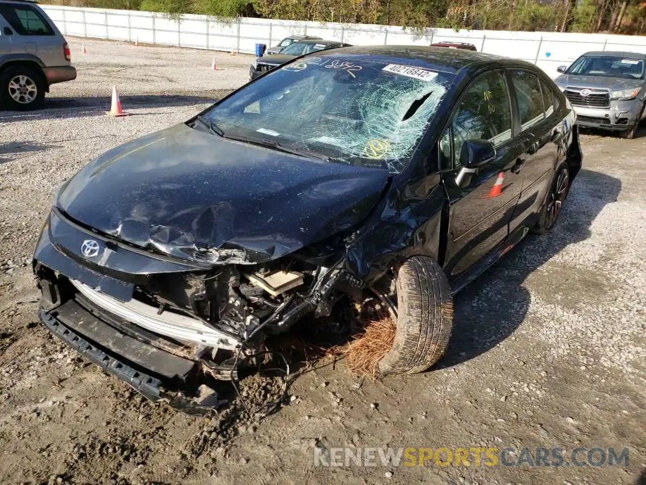 2 Photograph of a damaged car JTDS4RCE2LJ033170 TOYOTA COROLLA 2020