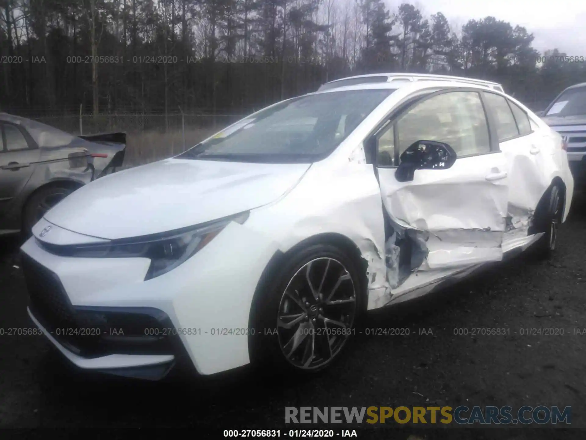 2 Photograph of a damaged car JTDS4RCE2LJ033217 TOYOTA COROLLA 2020