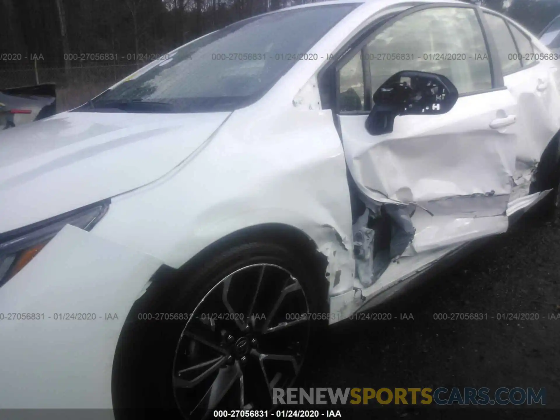 6 Photograph of a damaged car JTDS4RCE2LJ033217 TOYOTA COROLLA 2020