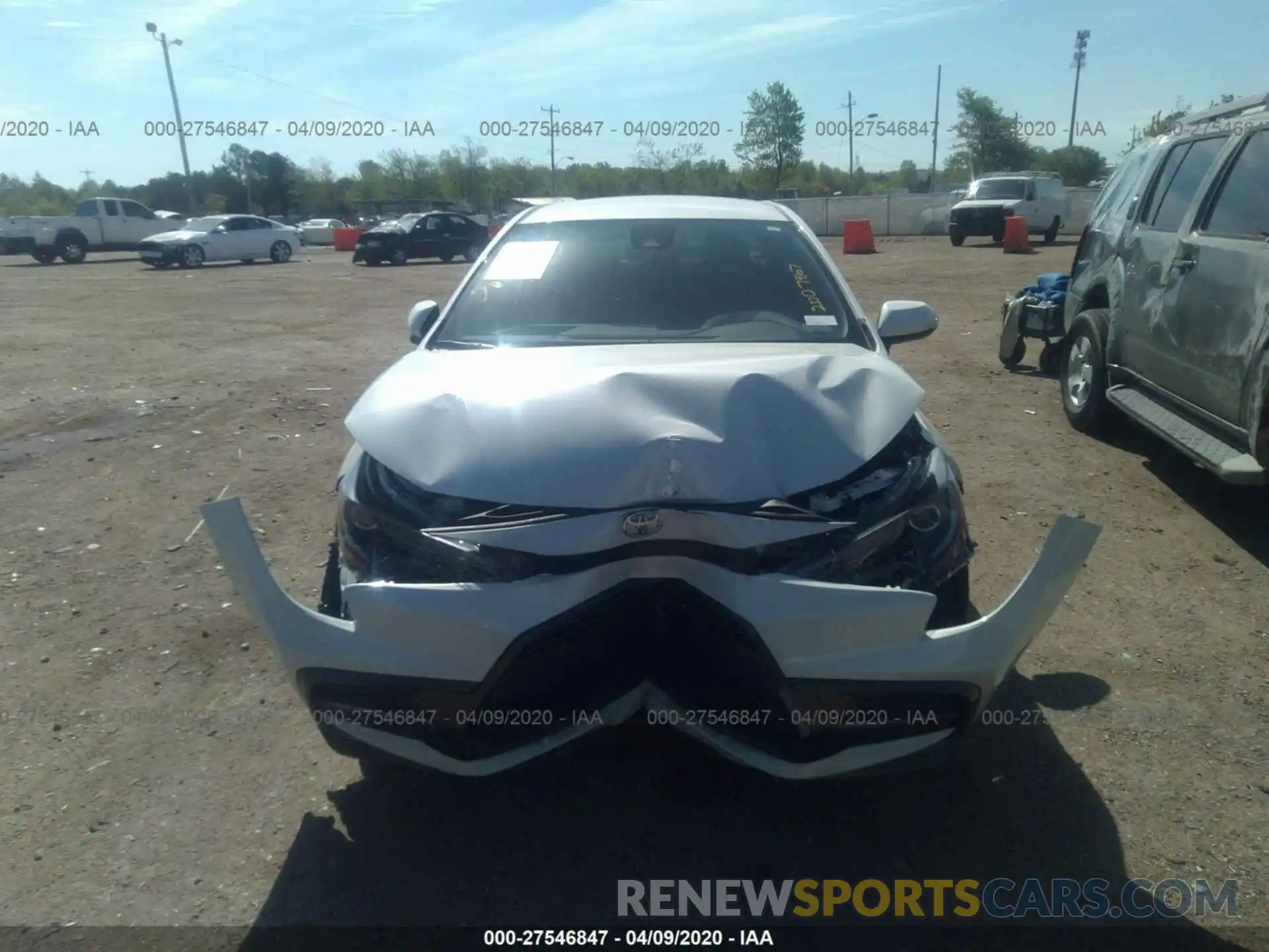 6 Photograph of a damaged car JTDS4RCE2LJ033668 TOYOTA COROLLA 2020