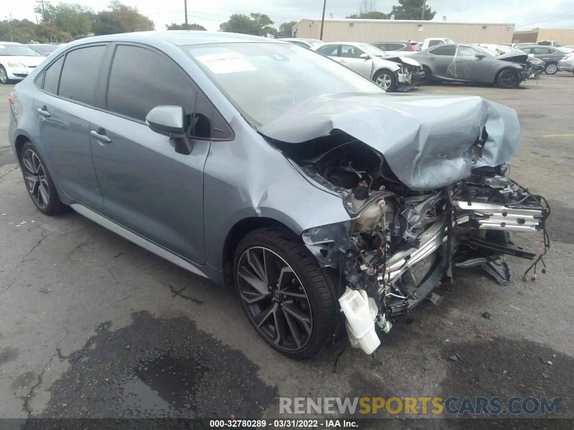 1 Photograph of a damaged car JTDS4RCE2LJ033928 TOYOTA COROLLA 2020