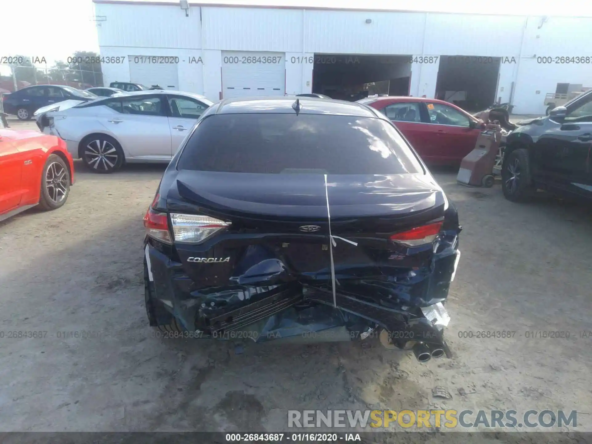 6 Photograph of a damaged car JTDS4RCE2LJ034416 TOYOTA COROLLA 2020