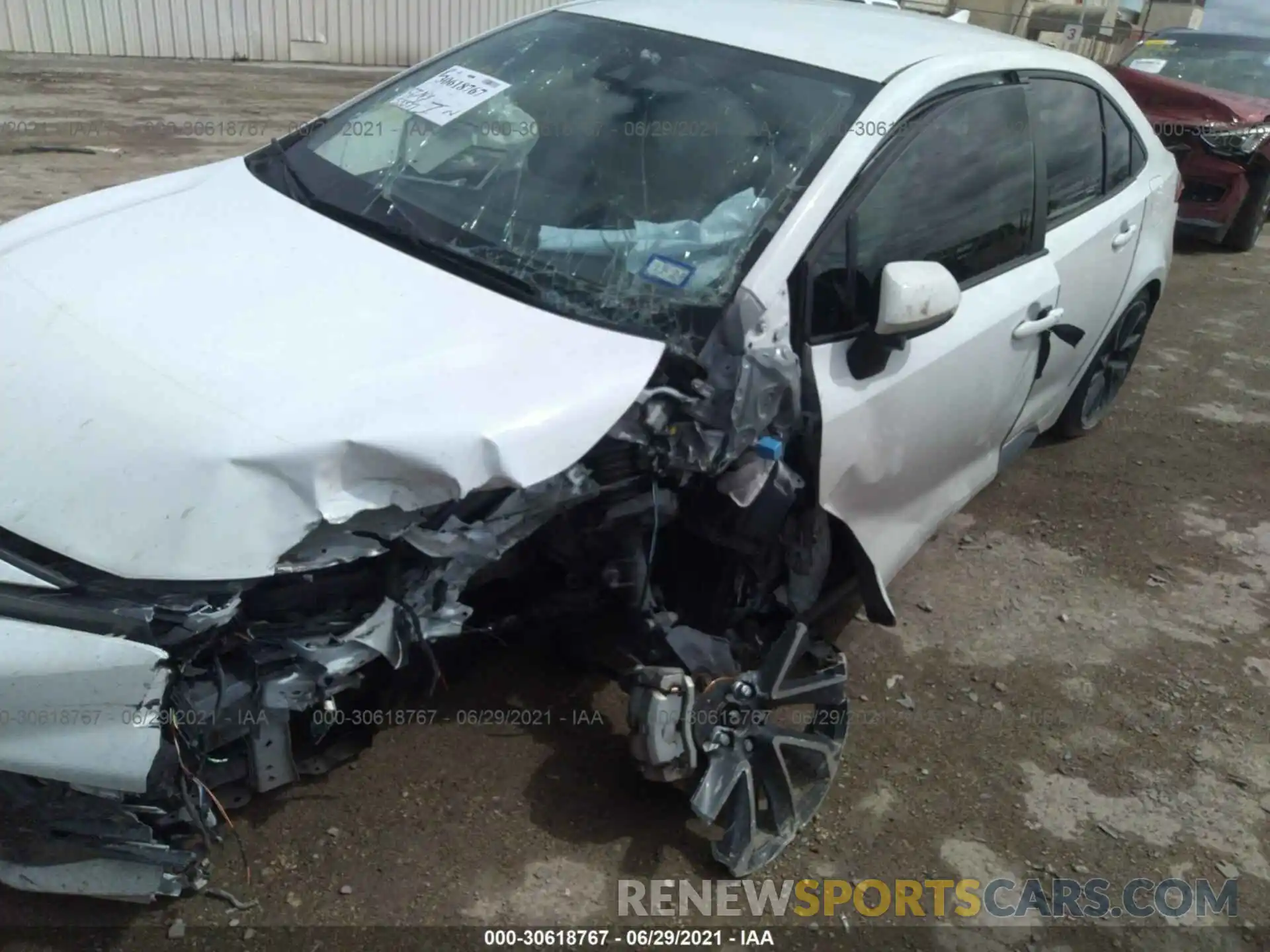 6 Photograph of a damaged car JTDS4RCE2LJ034447 TOYOTA COROLLA 2020