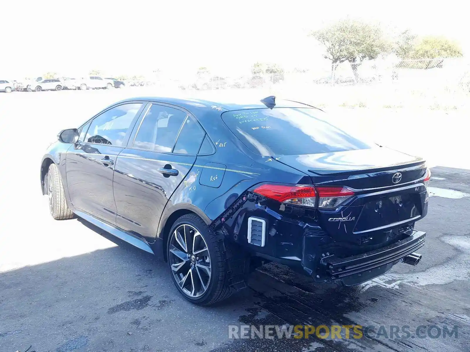 3 Photograph of a damaged car JTDS4RCE2LJ034609 TOYOTA COROLLA 2020