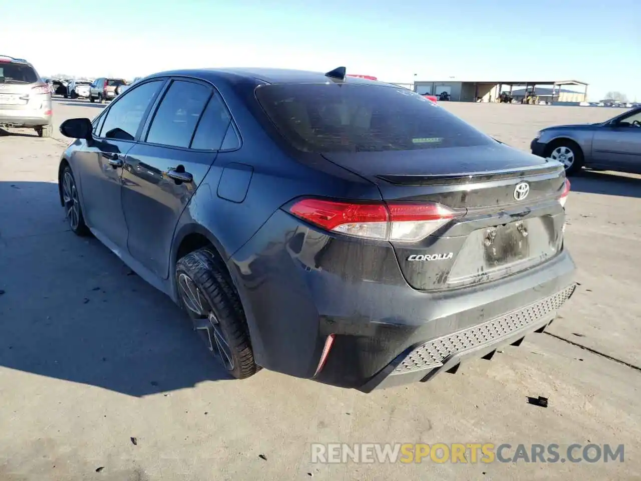 3 Photograph of a damaged car JTDS4RCE2LJ036778 TOYOTA COROLLA 2020