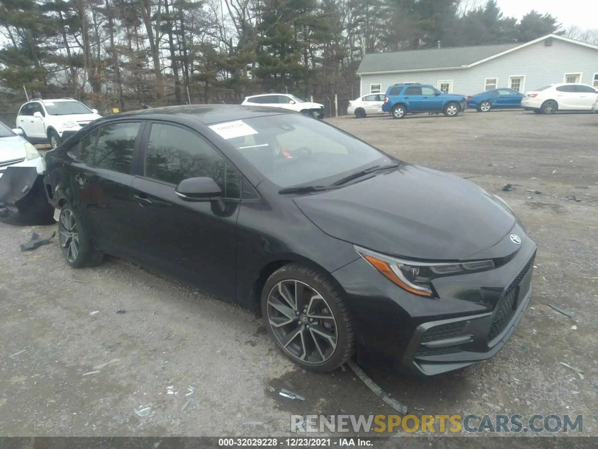 1 Photograph of a damaged car JTDS4RCE2LJ037753 TOYOTA COROLLA 2020