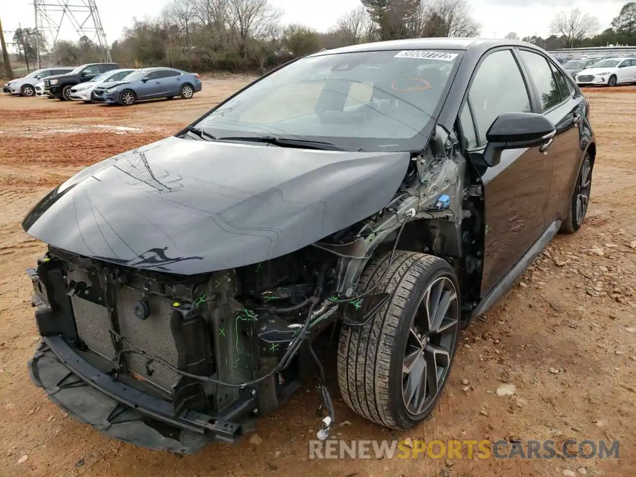 2 Photograph of a damaged car JTDS4RCE2LJ038269 TOYOTA COROLLA 2020