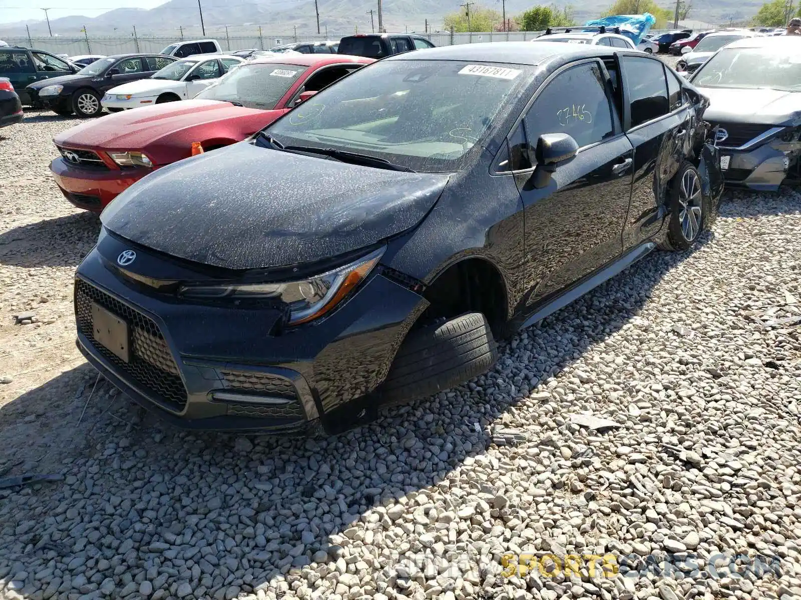 2 Photograph of a damaged car JTDS4RCE2LJ038577 TOYOTA COROLLA 2020