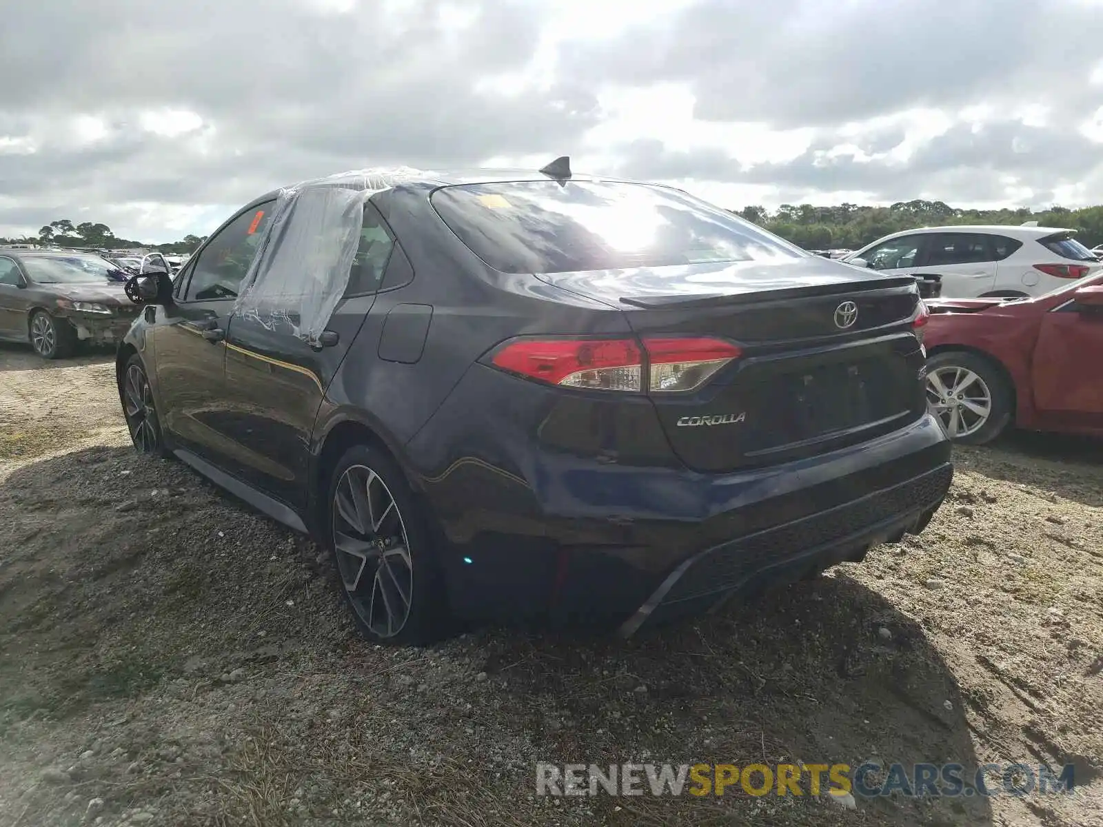 3 Photograph of a damaged car JTDS4RCE2LJ038756 TOYOTA COROLLA 2020