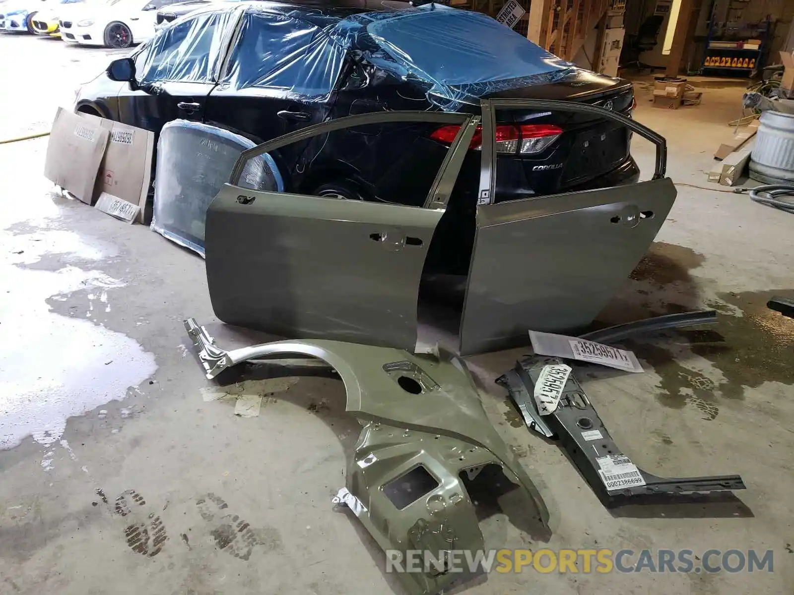 9 Photograph of a damaged car JTDS4RCE2LJ038854 TOYOTA COROLLA 2020