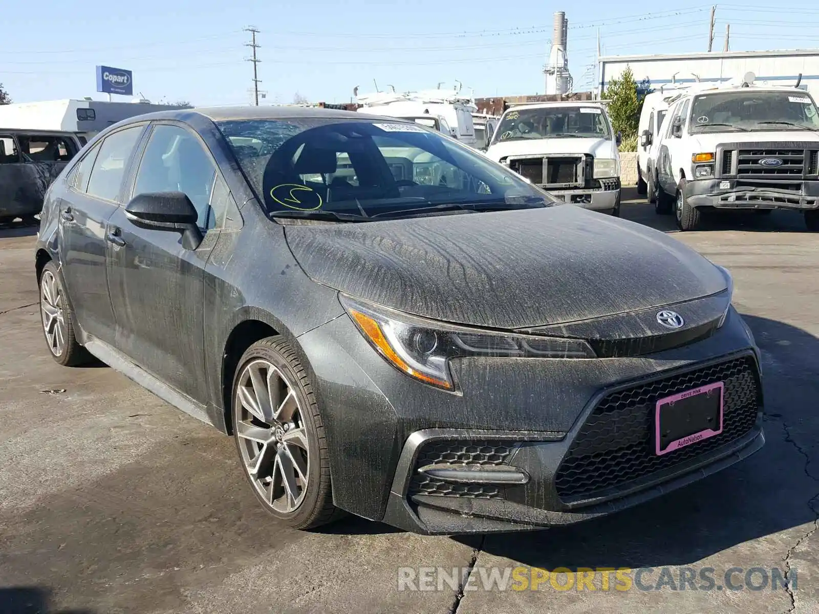 1 Photograph of a damaged car JTDS4RCE2LJ041415 TOYOTA COROLLA 2020