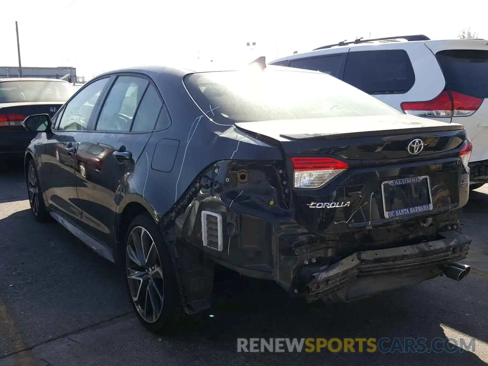 3 Photograph of a damaged car JTDS4RCE2LJ041415 TOYOTA COROLLA 2020