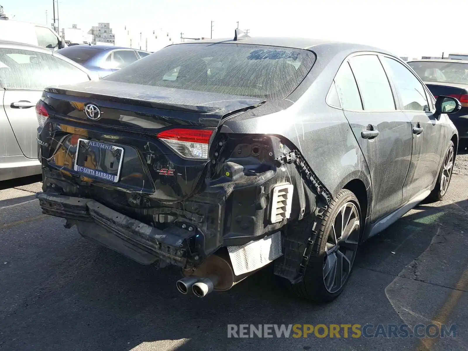 4 Photograph of a damaged car JTDS4RCE2LJ041415 TOYOTA COROLLA 2020