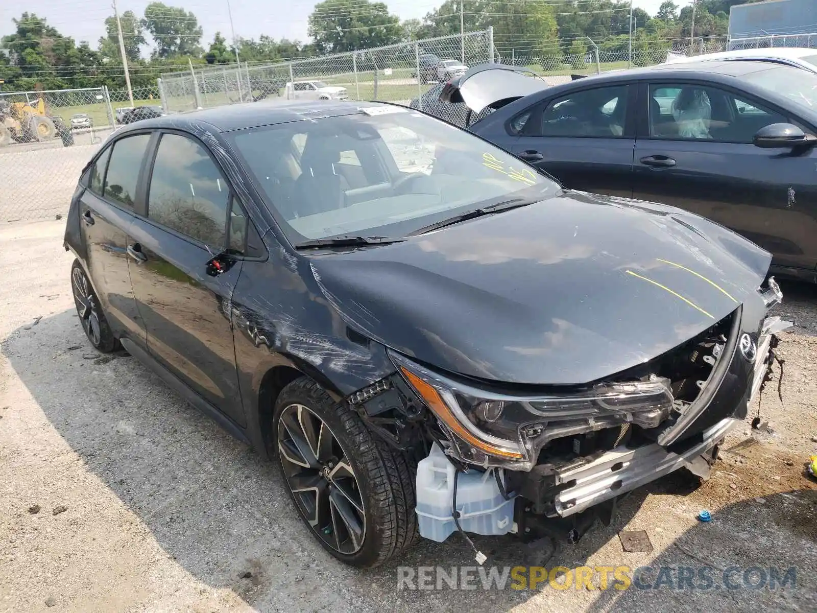 1 Photograph of a damaged car JTDS4RCE2LJ041592 TOYOTA COROLLA 2020