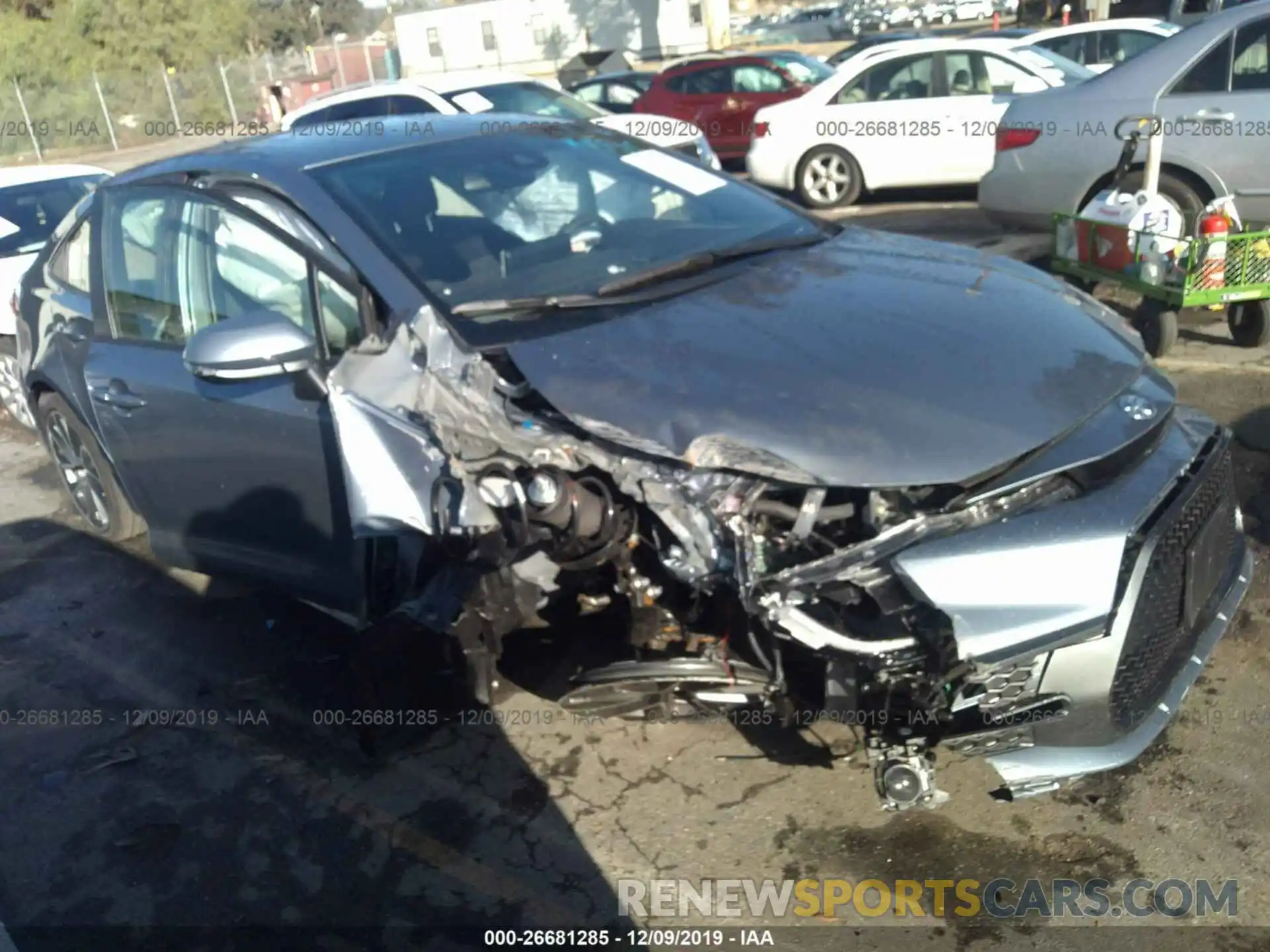 1 Photograph of a damaged car JTDS4RCE2LJ041687 TOYOTA COROLLA 2020