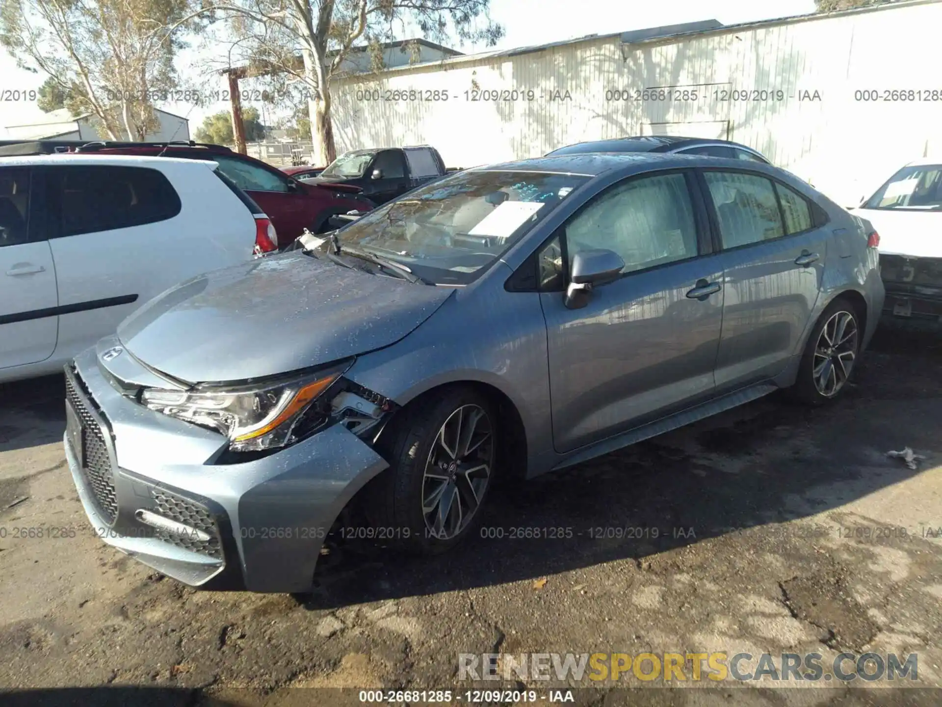 2 Photograph of a damaged car JTDS4RCE2LJ041687 TOYOTA COROLLA 2020