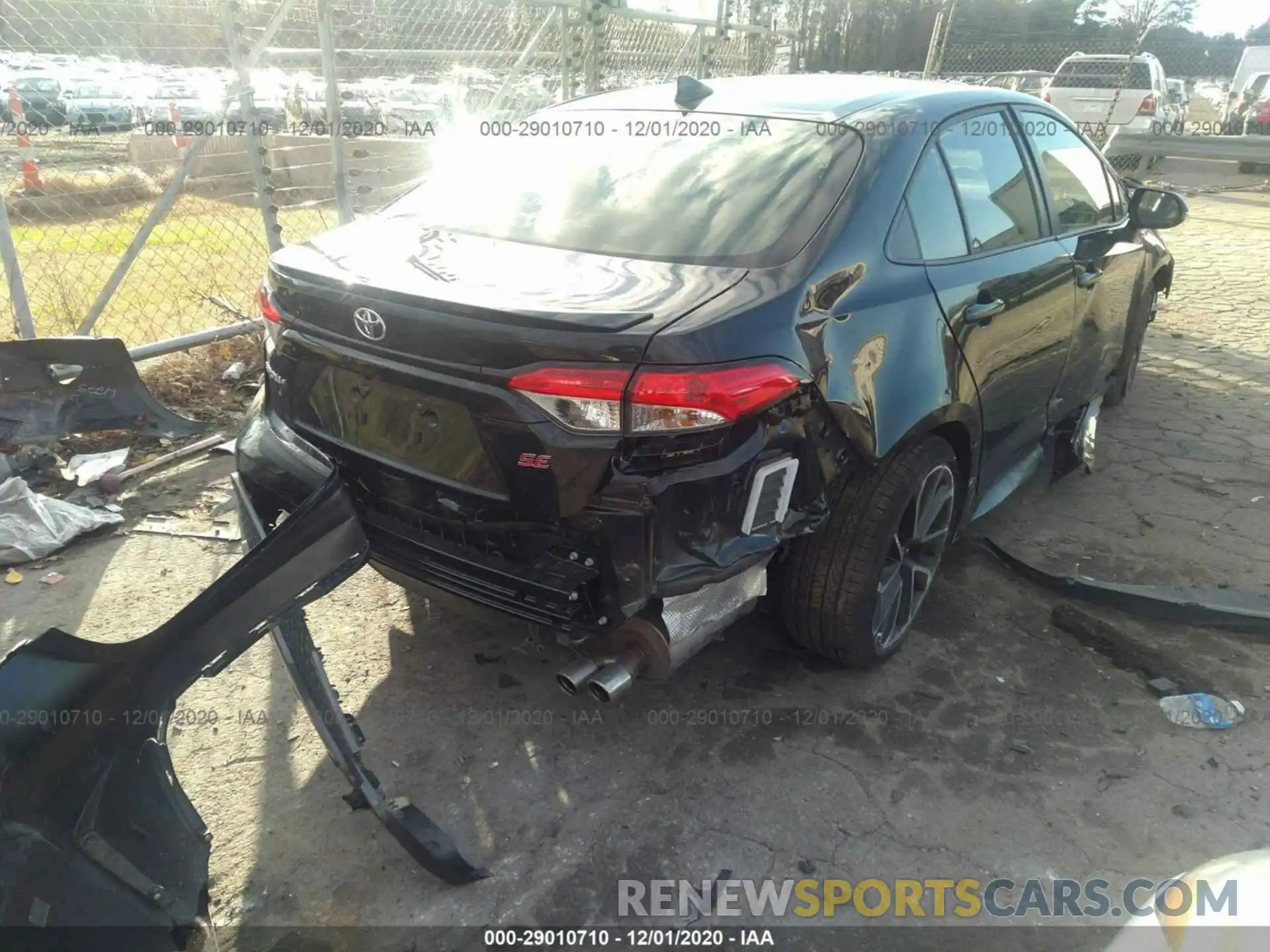 4 Photograph of a damaged car JTDS4RCE2LJ043262 TOYOTA COROLLA 2020