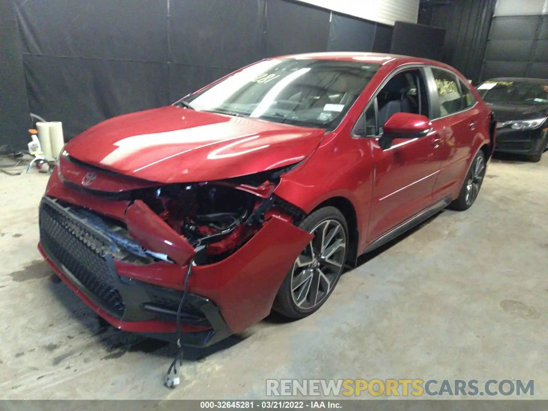 2 Photograph of a damaged car JTDS4RCE2LJ043388 TOYOTA COROLLA 2020