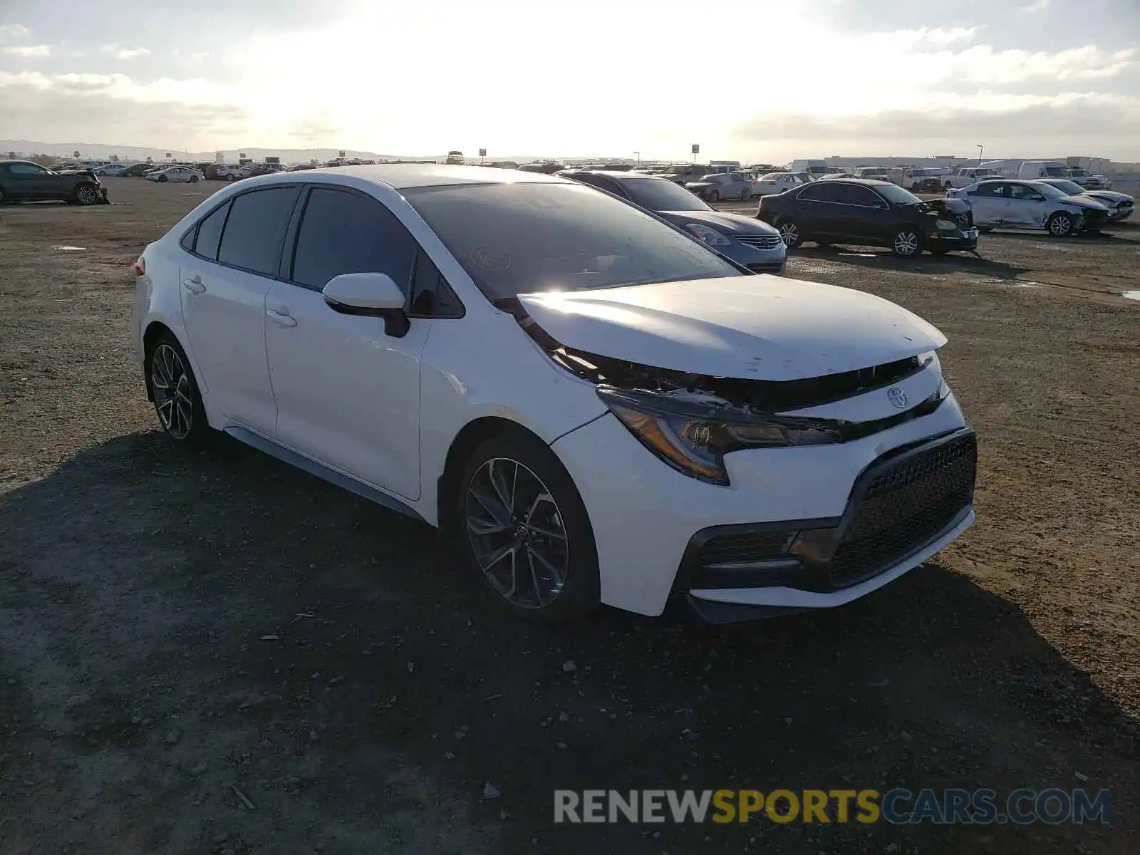 1 Photograph of a damaged car JTDS4RCE2LJ044234 TOYOTA COROLLA 2020