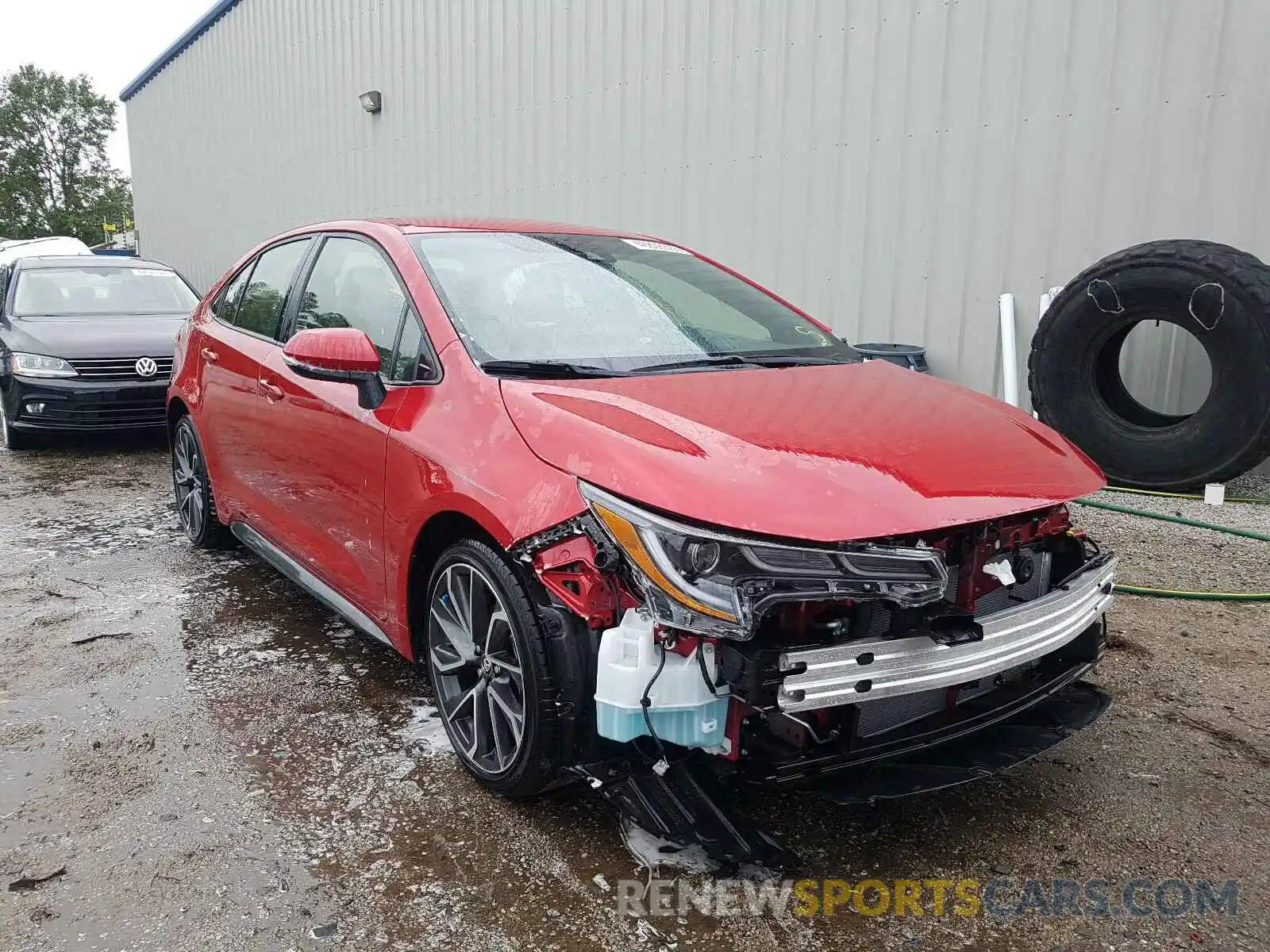 1 Photograph of a damaged car JTDS4RCE2LJ045738 TOYOTA COROLLA 2020