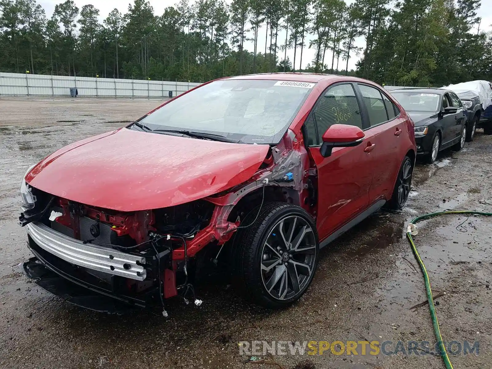 2 Photograph of a damaged car JTDS4RCE2LJ045738 TOYOTA COROLLA 2020