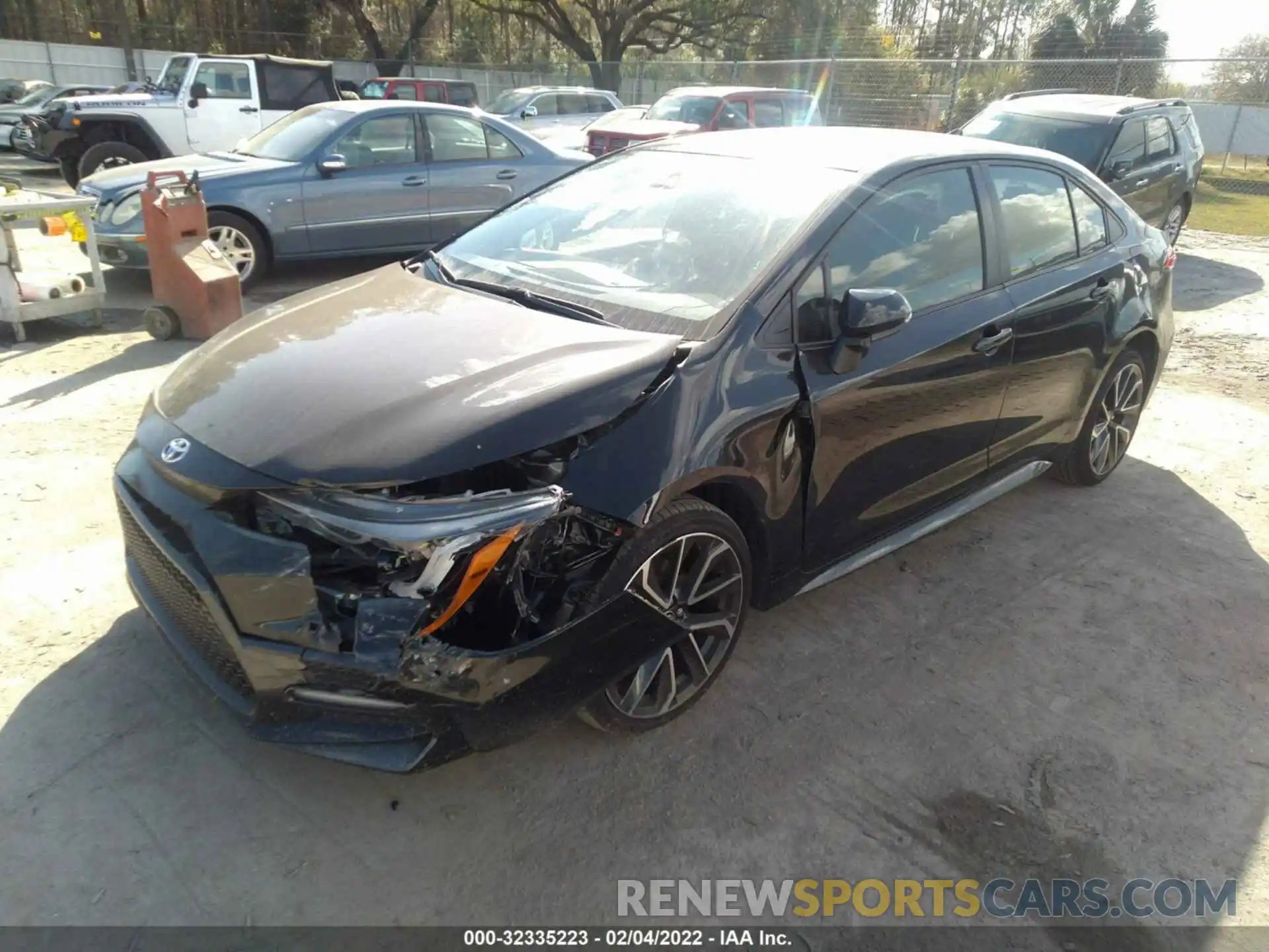 2 Photograph of a damaged car JTDS4RCE2LJ046436 TOYOTA COROLLA 2020