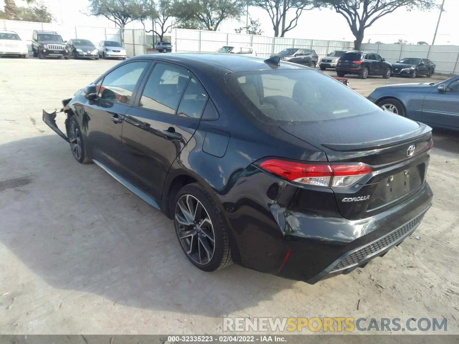 3 Photograph of a damaged car JTDS4RCE2LJ046436 TOYOTA COROLLA 2020