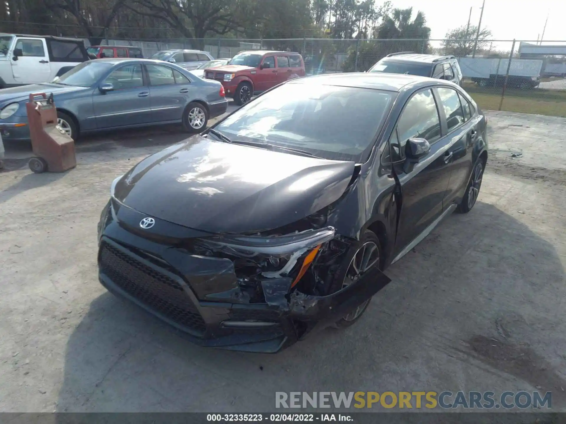 6 Photograph of a damaged car JTDS4RCE2LJ046436 TOYOTA COROLLA 2020