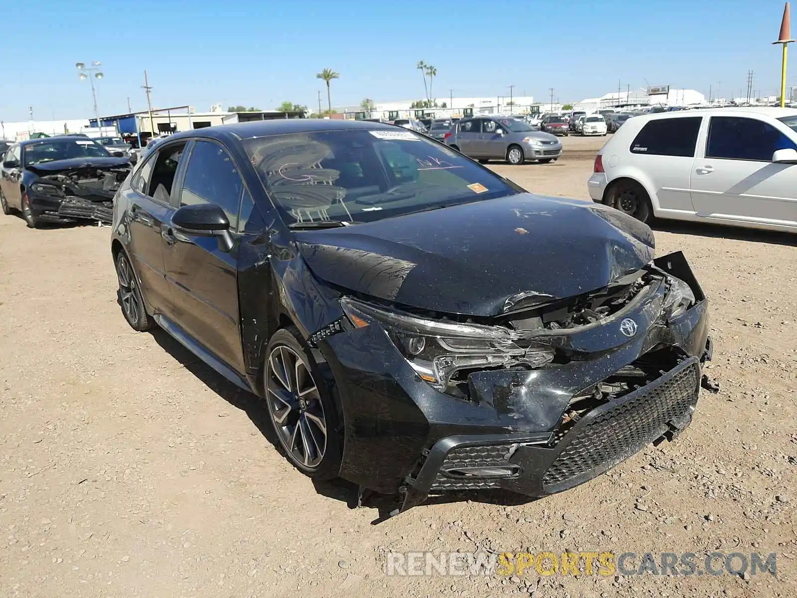 1 Photograph of a damaged car JTDS4RCE2LJ049174 TOYOTA COROLLA 2020