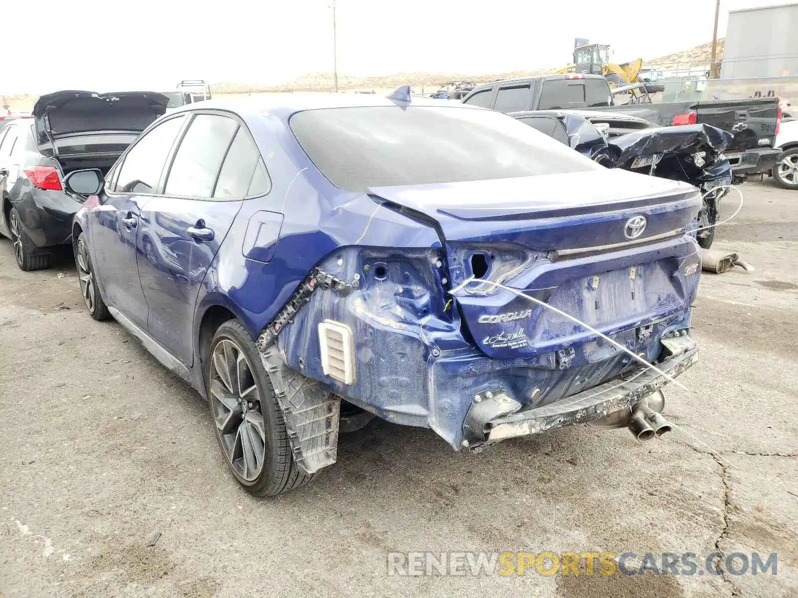 3 Photograph of a damaged car JTDS4RCE2LJ050423 TOYOTA COROLLA 2020