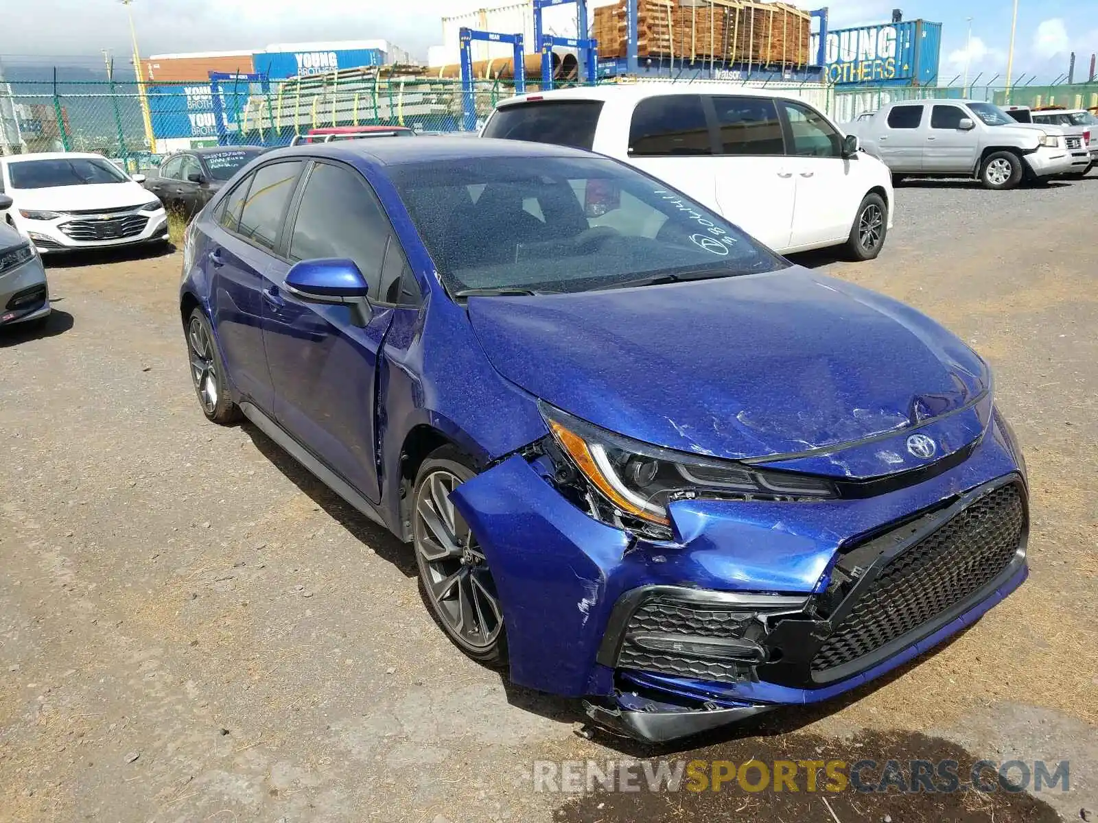 1 Photograph of a damaged car JTDS4RCE2LJ051152 TOYOTA COROLLA 2020