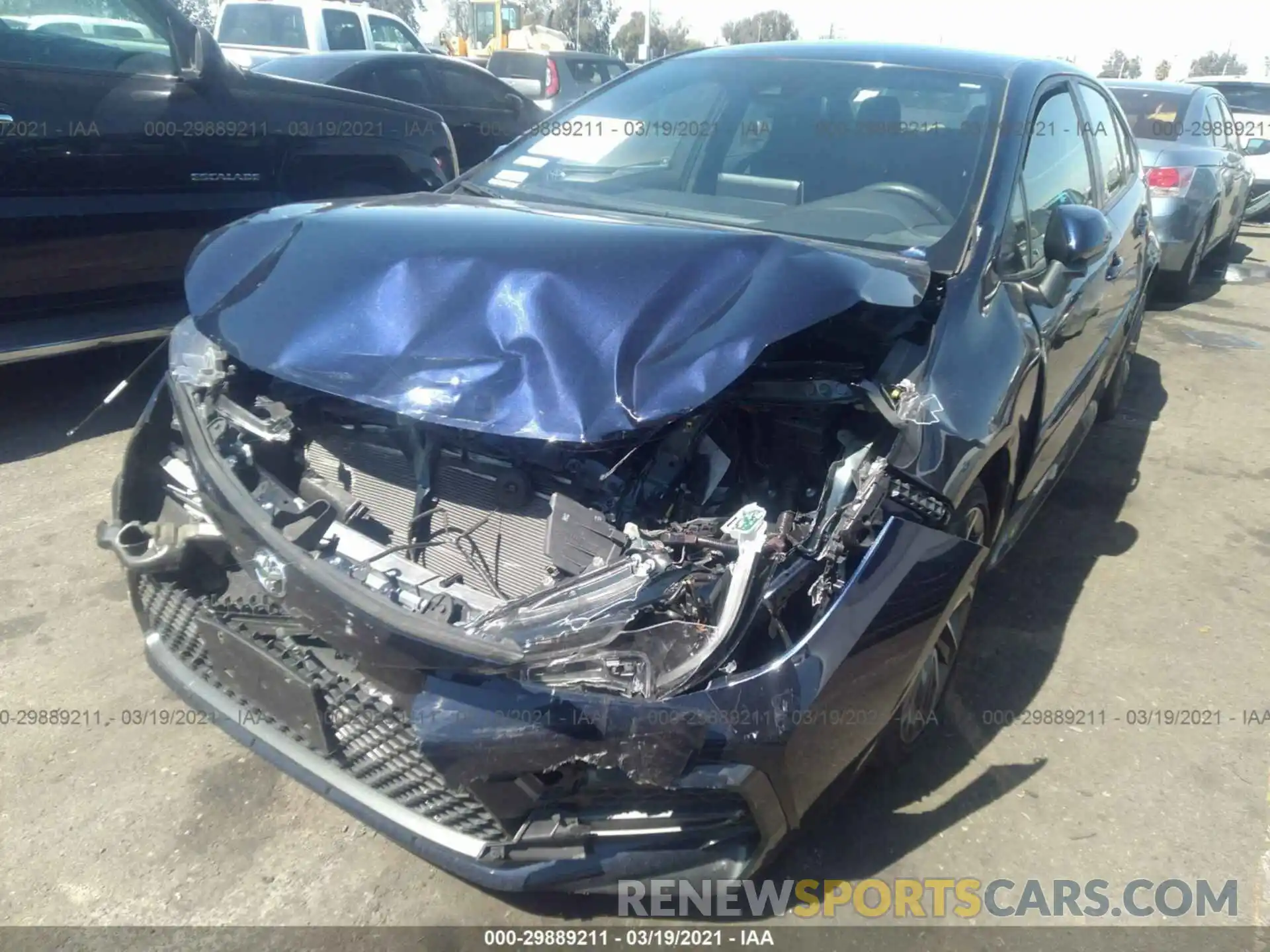 6 Photograph of a damaged car JTDS4RCE2LJ051894 TOYOTA COROLLA 2020