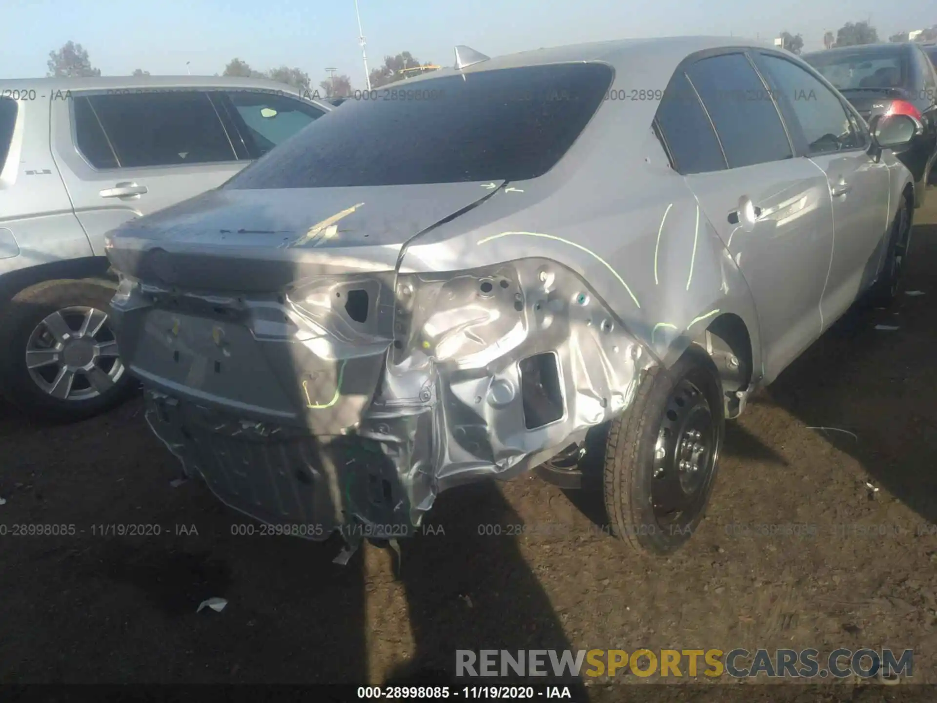 6 Фотография поврежденного автомобиля JTDS4RCE2LJ052186 TOYOTA COROLLA 2020