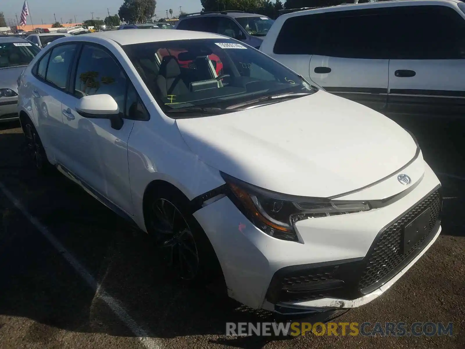 1 Photograph of a damaged car JTDS4RCE2LJ052303 TOYOTA COROLLA 2020