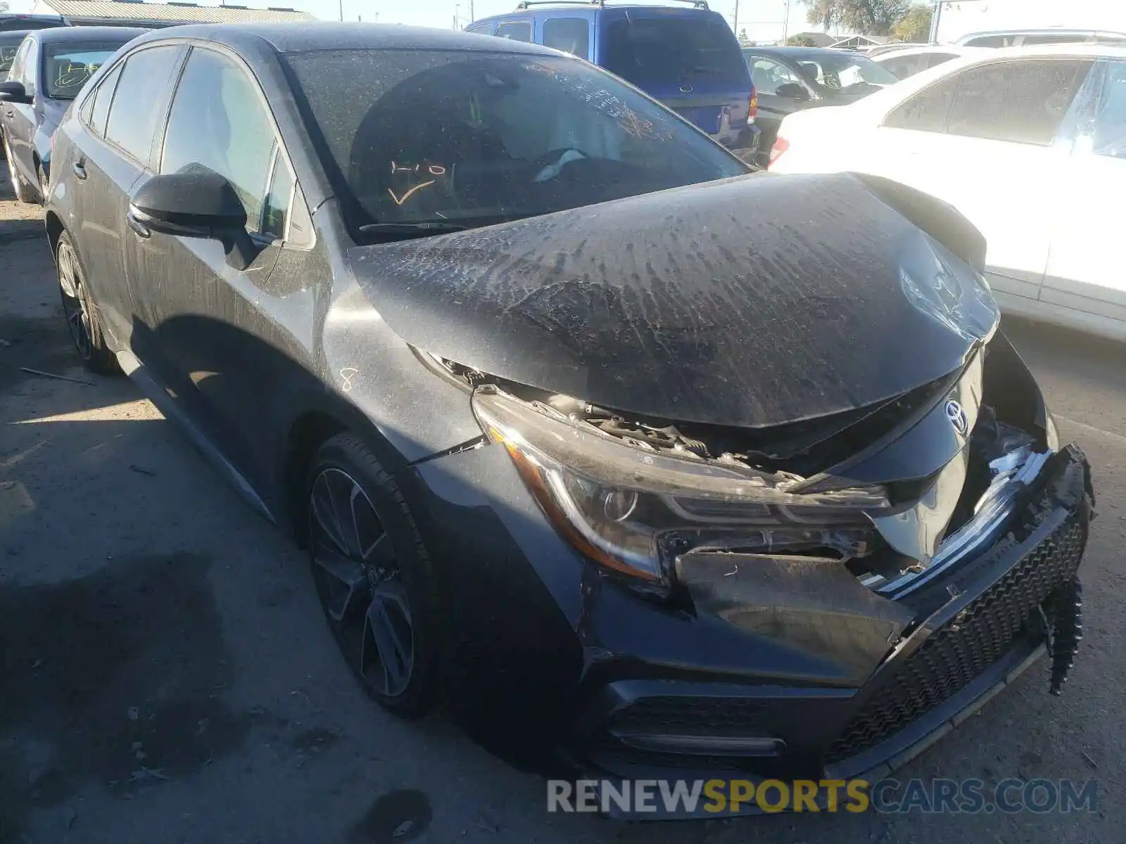 1 Photograph of a damaged car JTDS4RCE2LJ052575 TOYOTA COROLLA 2020